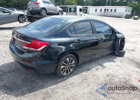 2014 Honda Civic Ex z USA, uszkodzony, nr VIN 19XFB2F86EE034701